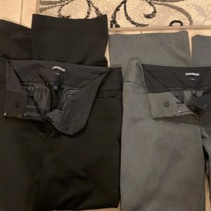 2 pants Like New Express Editor Slacks Size 6R